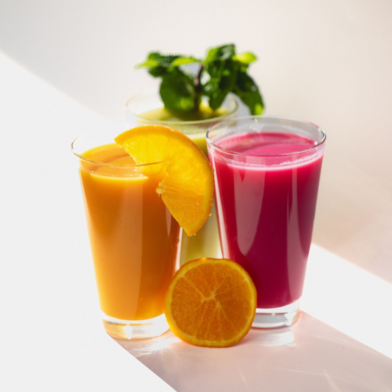 Frische Fruchtsäfte – Orange & Rote Beete